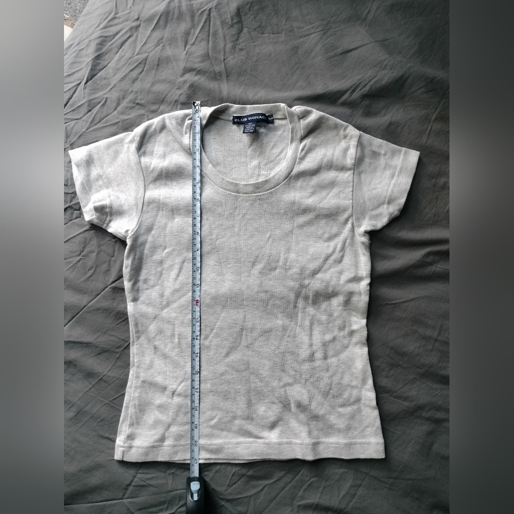 Club Monaco Heather Gray Short Sleeve Tee